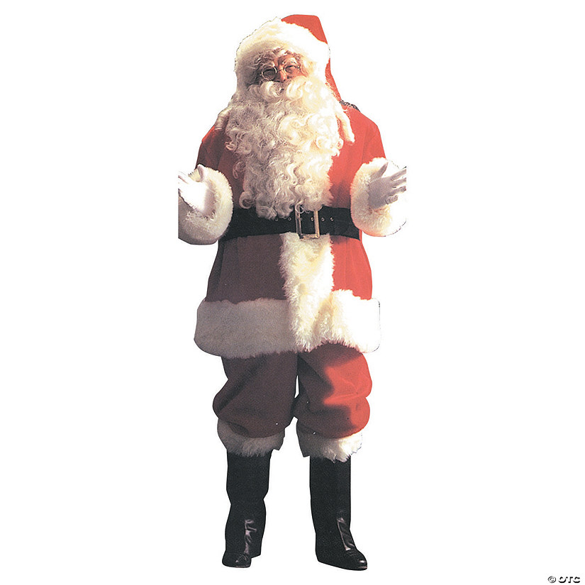 Men&#39;s Deluxe Santa Suit Costume Image
