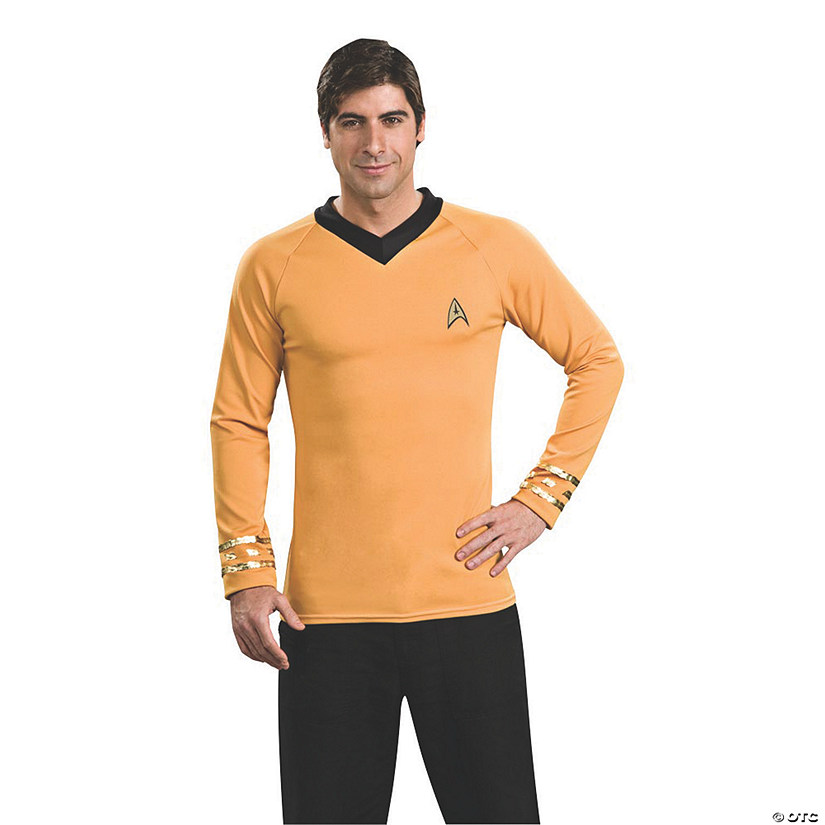 Men's Gold Classic Uniform Star Trek&#8482; Costume - Large Image