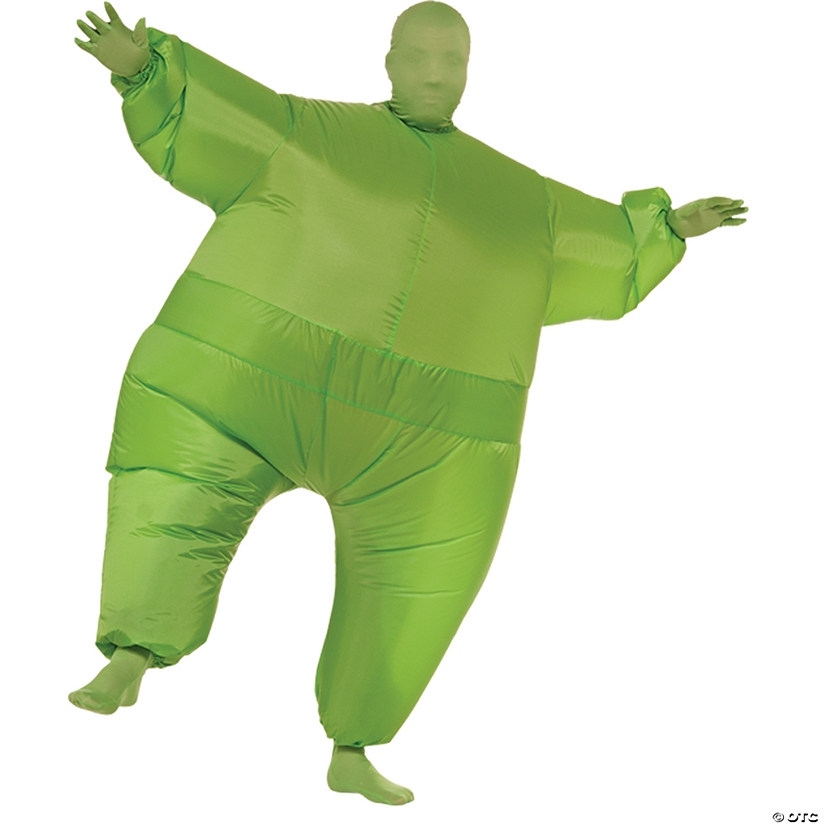 Men's Green Inflatable Skin Suit Image