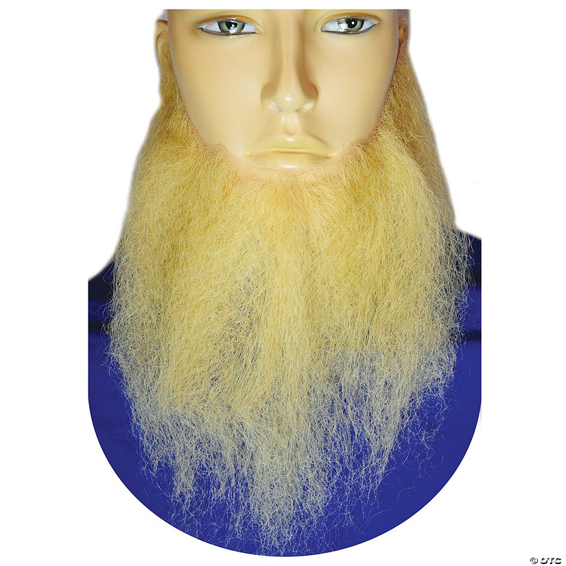 Men's Human Hair 10" Long Full-Face Beard Image
