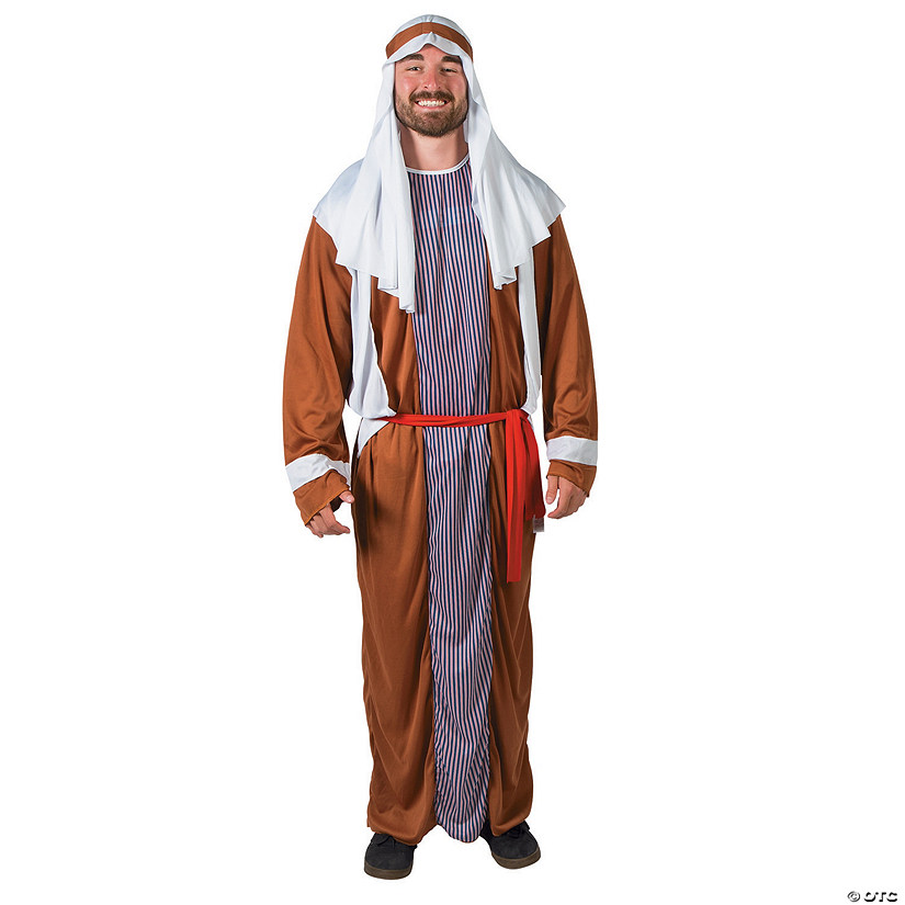 Men's Innkeeper Polyester Nativity Costume with Headpiece - One Size Image