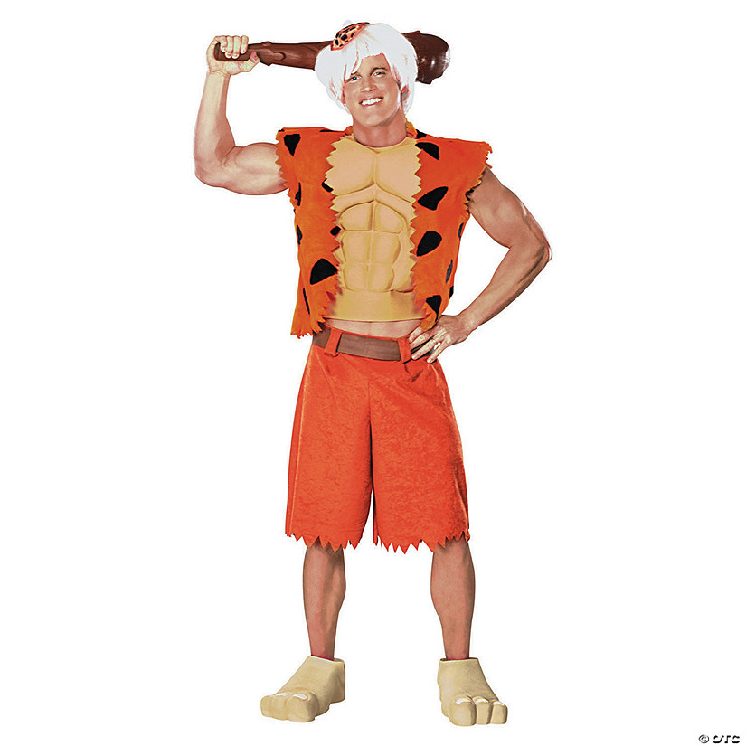 Men's Muscle Chest The Flintstones&#8482; Bamm-Bamm Costume Image