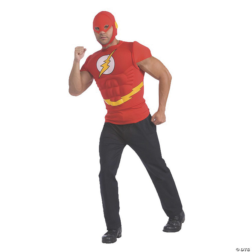 Men's Muscle Shirt Flash Costume Image