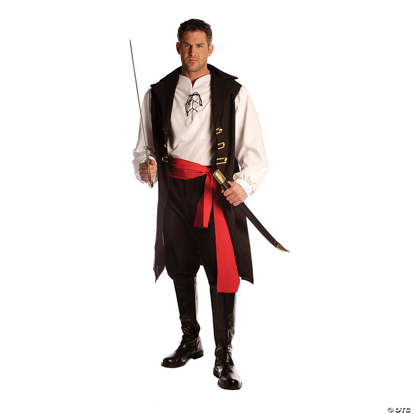 Men's Pirate Captain Costume Image