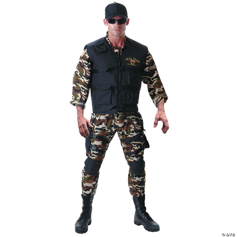 Men's Plus Size Seal Team Costume | Oriental Trading