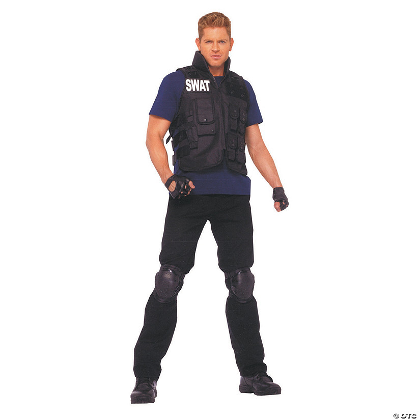 Men's Plus Size SWAT Costume | Oriental Trading