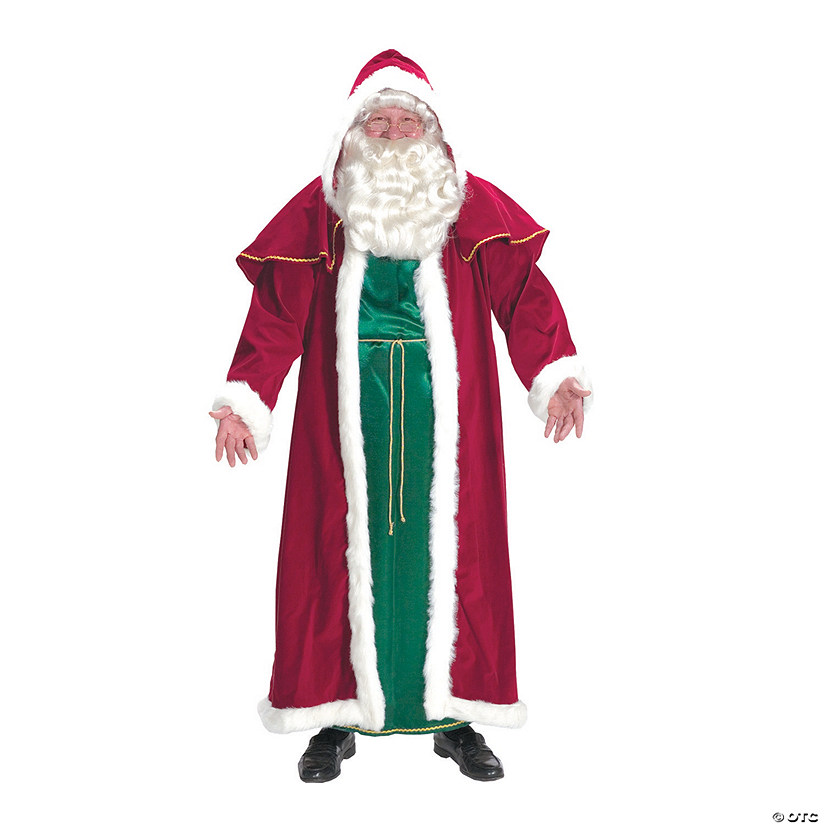 Men&#39;s Plus Size Victorian Santa Suit Costume Image
