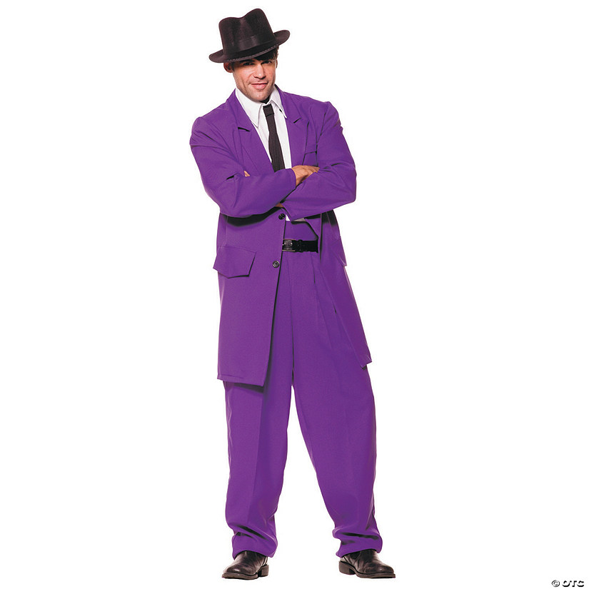 Men's Purple Zoot Suit Costume Image