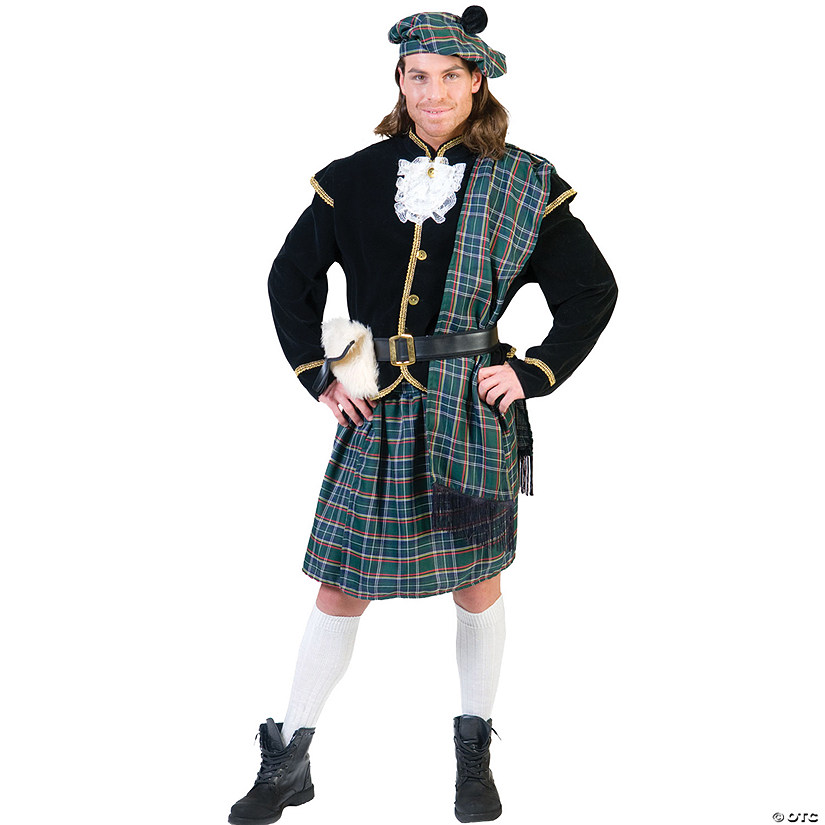 Men's Scottish Clansman Costume Image