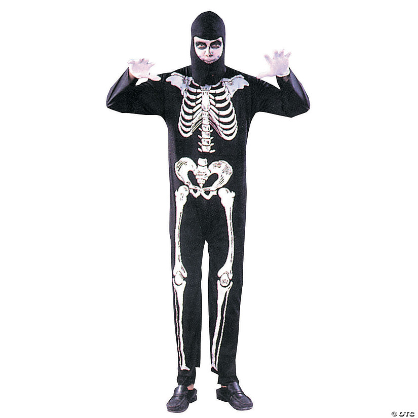 Men's Skeleton Costume - Standard Image