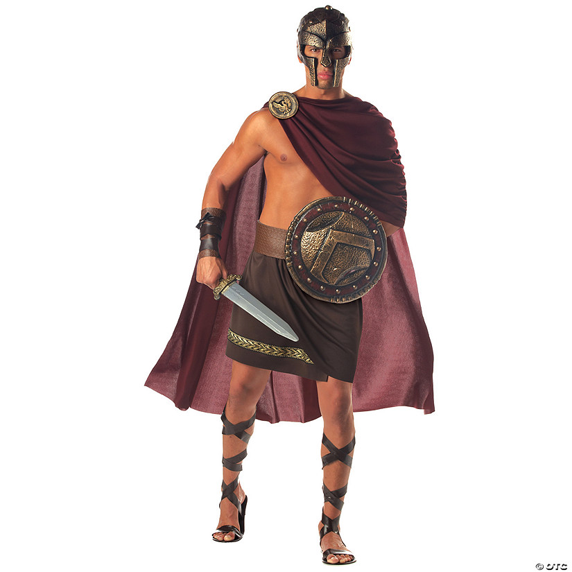Men's Spartan Warrior Costume Image