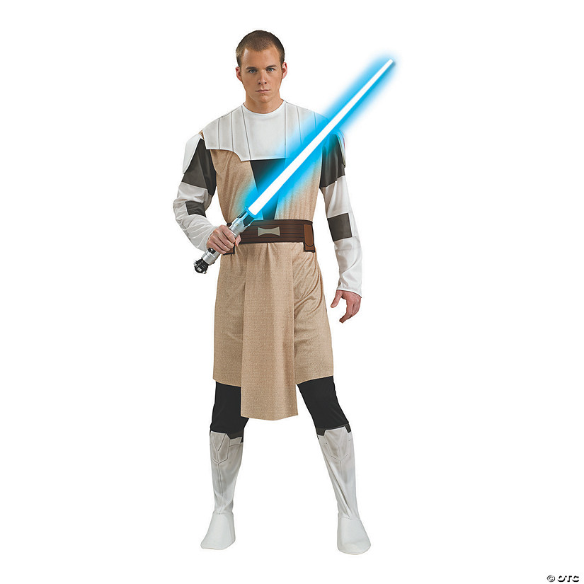 Men's Star Wars&#8482; Clone Wars Obi-Wan Kenobi Costume Image
