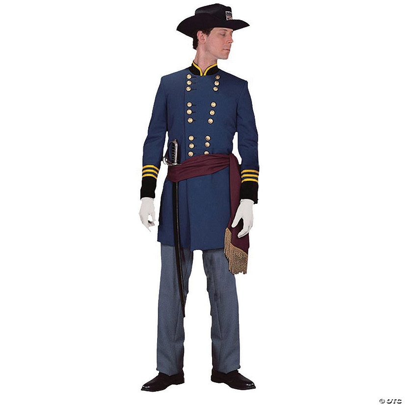 Men's Union Officer Costume Large Oriental Trading