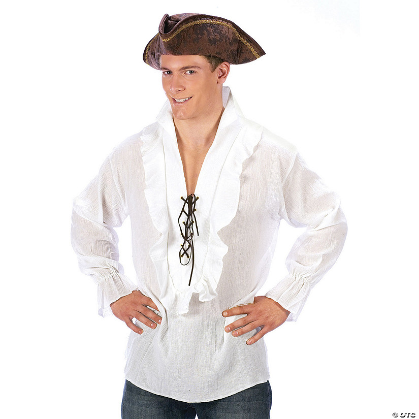 Men's White Fancy Shirt Image