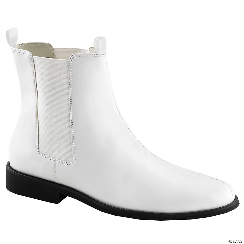Men's White Trooper Boots - Size 8 - 9 Image