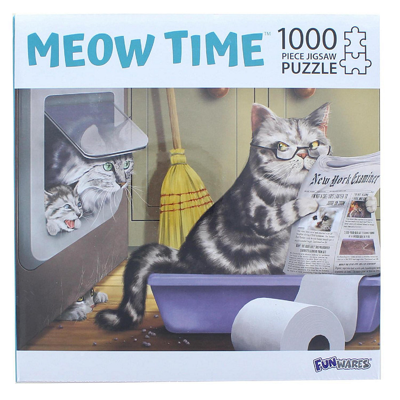 Meow Time 1000 Piece Jigsaw Puzzle Image