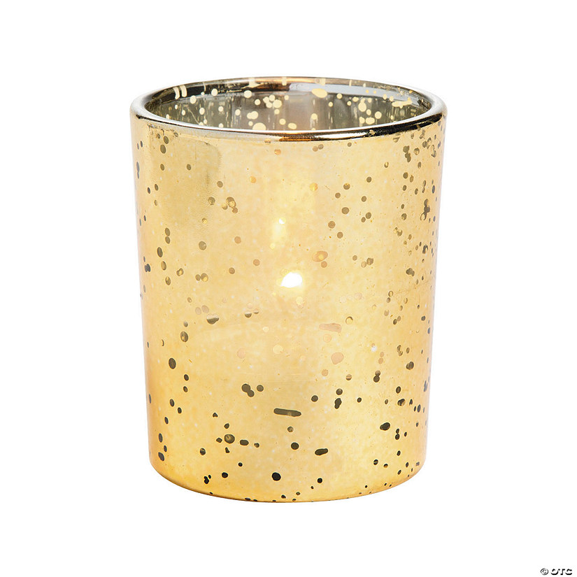 Mercury Glass Votive Candle Holders - 12 Pc. Image