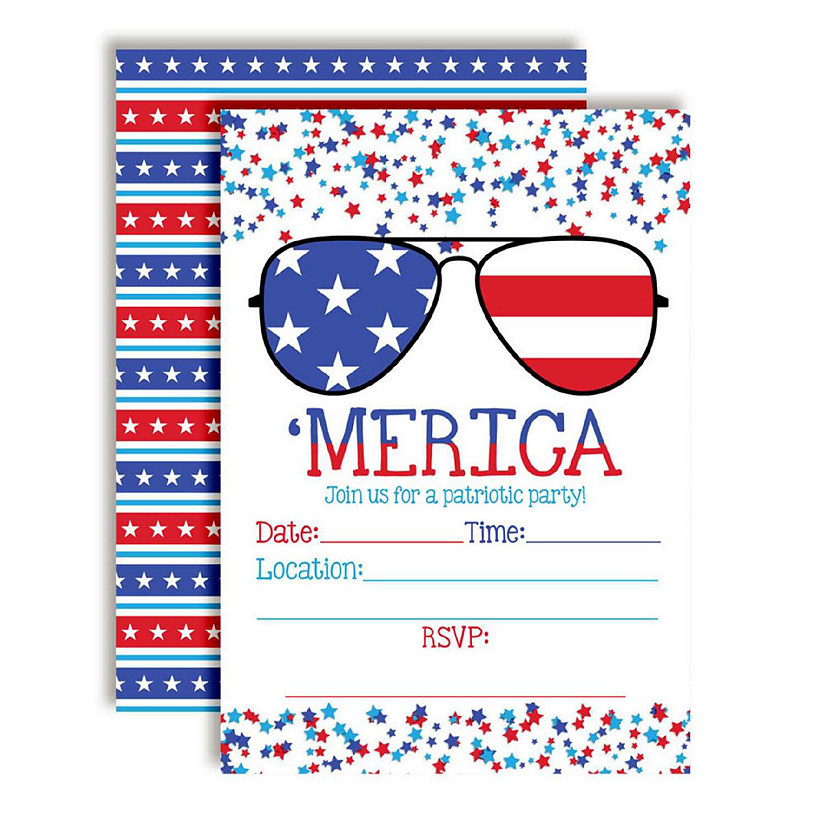 MERICA Invitations 40pc. by AmandaCreation Image