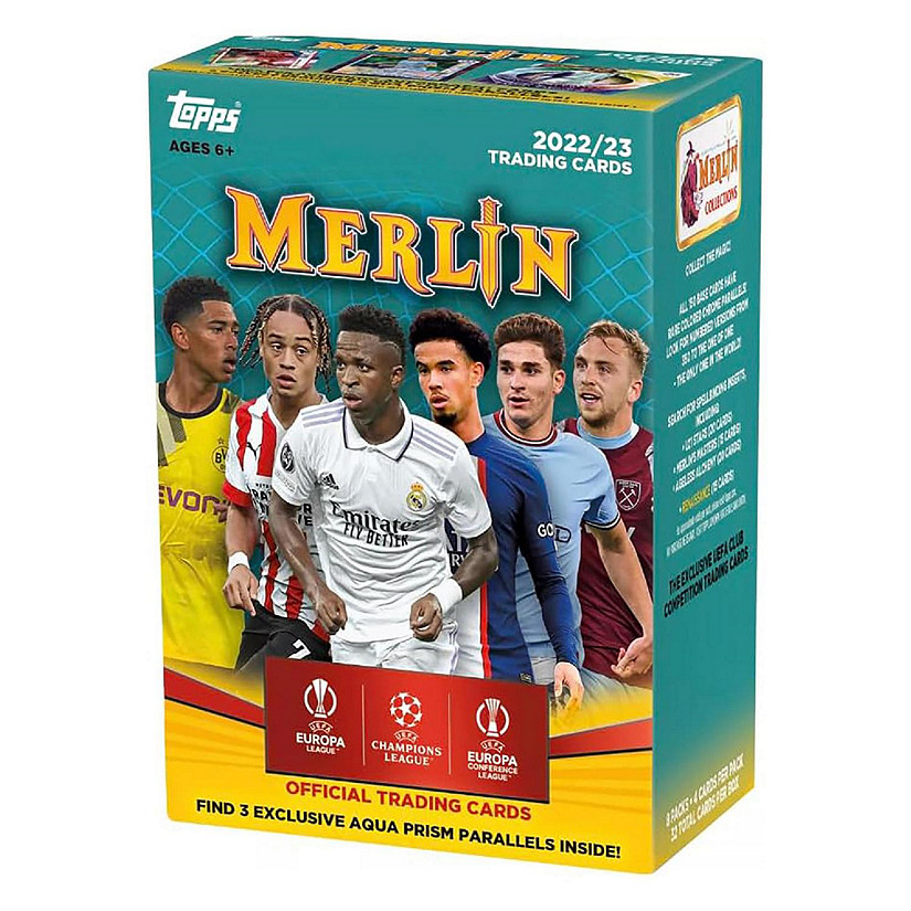 Merlin UEFA Club Topps 2022/23 Competitions Box  8 Packs Image