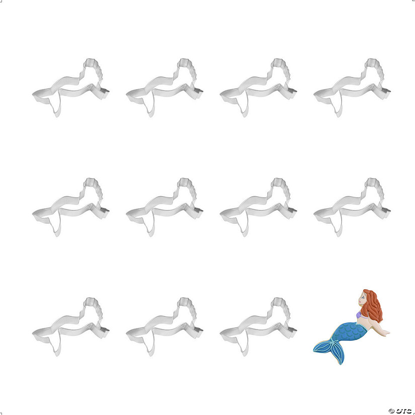 Mermaid 5" Cookie Cutters Image