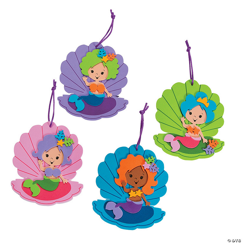 Mermaid Ornament Craft Kit - Makes 24 Image