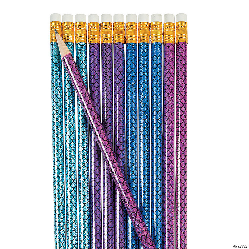 Mermaid Pencils - 24Pc. Image