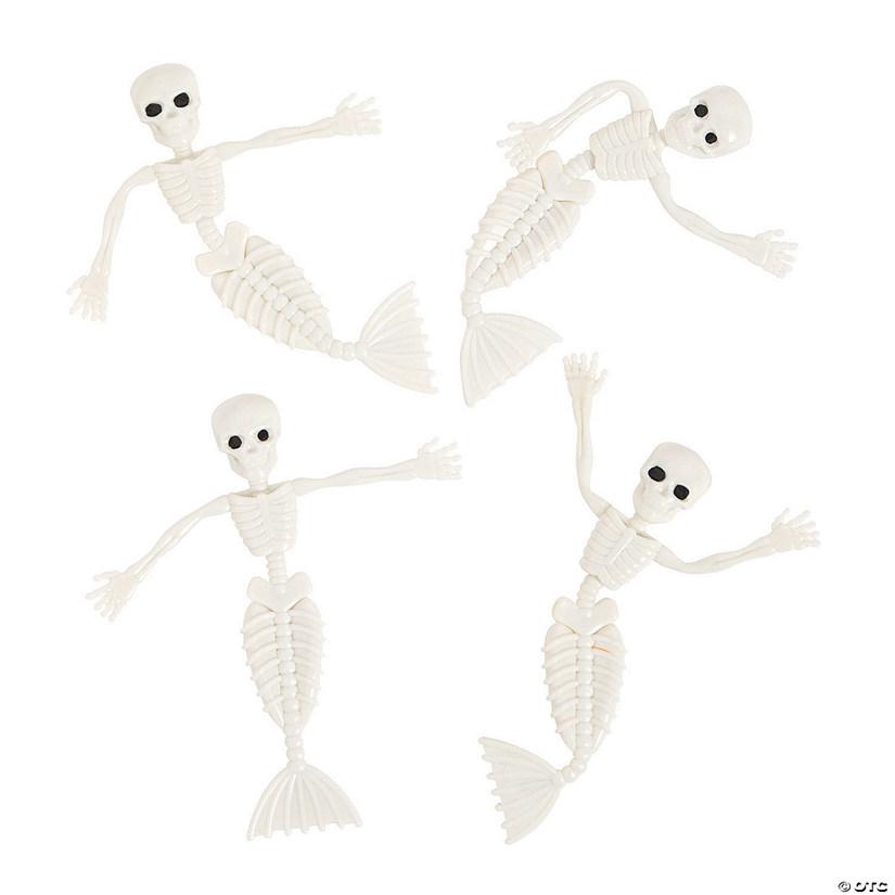 Mermaid Skeleton Bendables - 24 Pc. Image