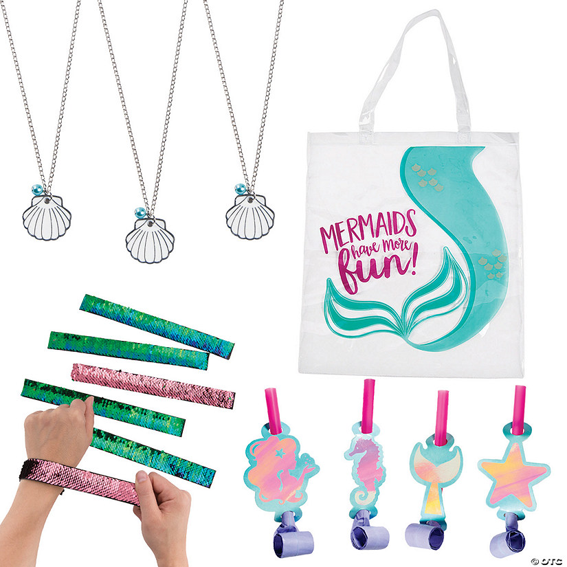 Mermaid Sparkle Party Favor Kit for 12 Image
