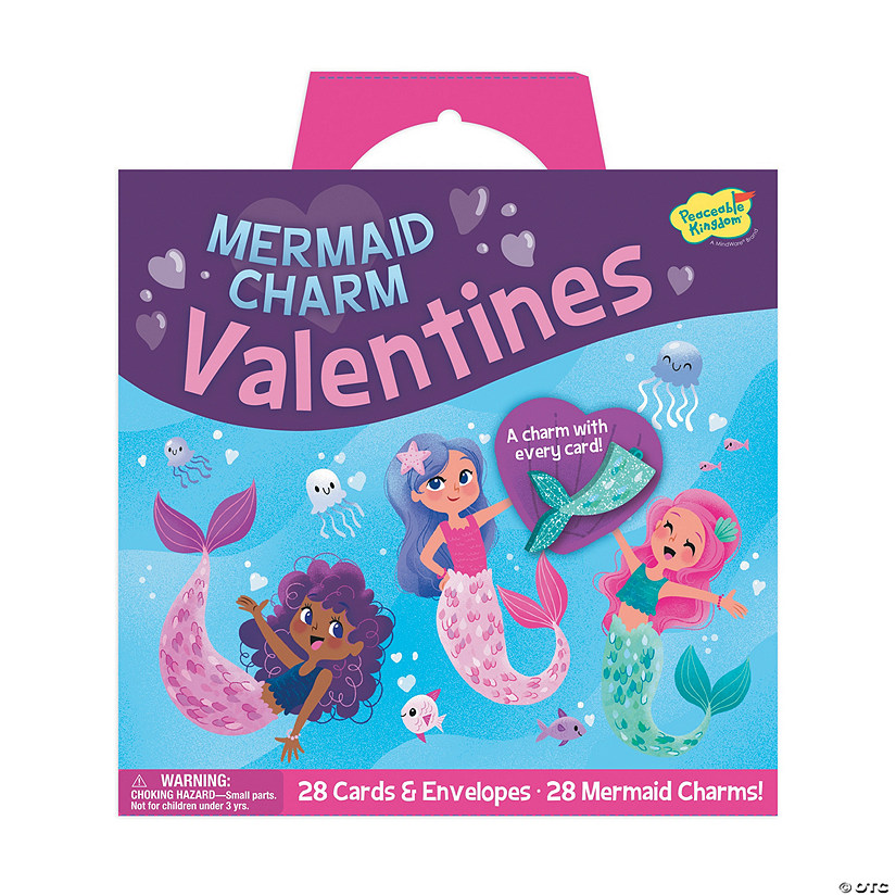 Mermaid Tail Charm Super Fun Valentine Pack Image