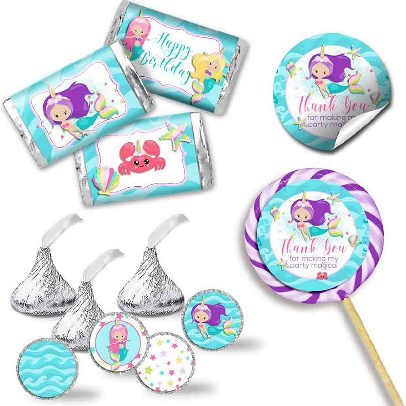 Mermaid Unicorn Sticker Bundle 429pc. by AmandaCreation Image