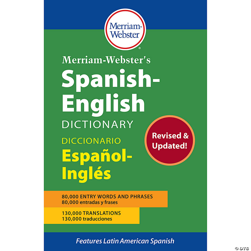 Merriam-Webster Merriam-Webster's Spanish-English Dictionary, Hardcover Image