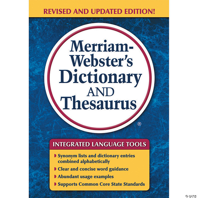 Merriam sters Dictionary & Thesaurus Oriental Trading