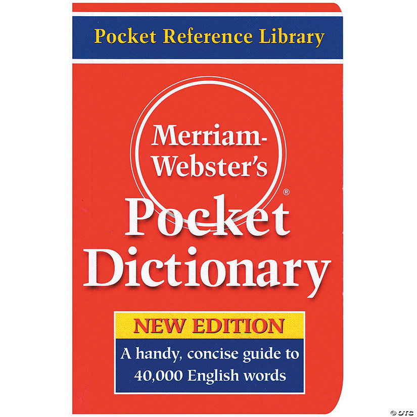 Merriam sters Pocket Dictionary Qty 3 Oriental Trading
