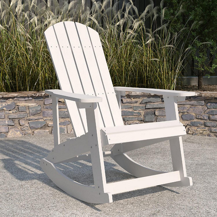 Merrick Lane White Adirondack Chair Image