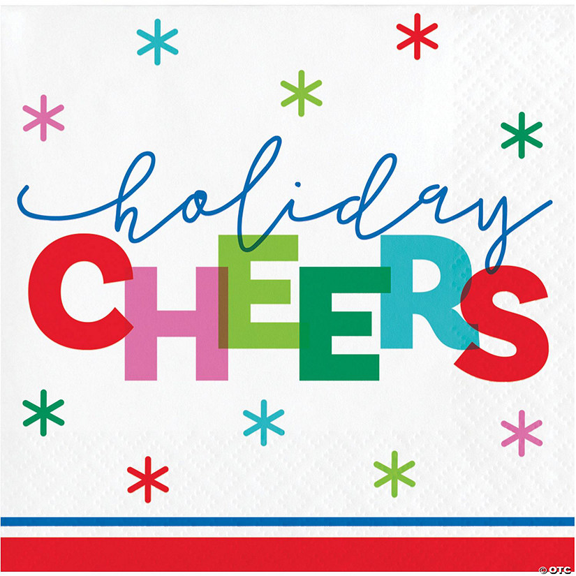 Merry Everything Holiday Cheers Beverage Napkins Image