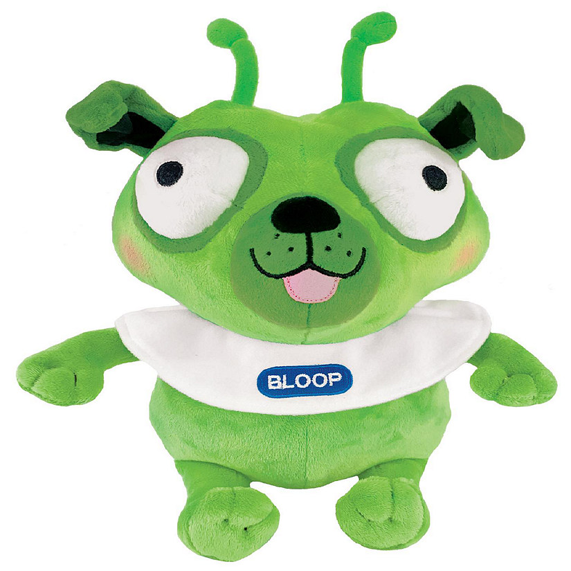 MerryMakers - BLOOP 8.5" Green Plush Alien Dog Image