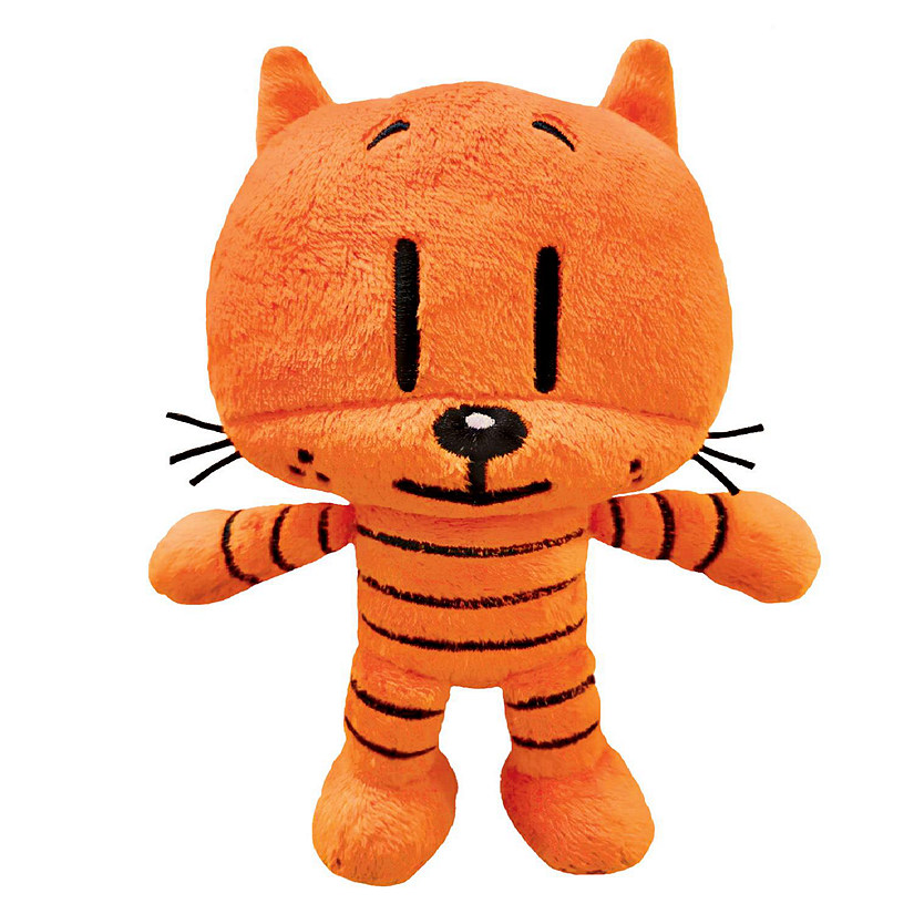 MerryMakers - DOG MAN'S LI'L PETEY 6.5" Orange Plush Kitten Image