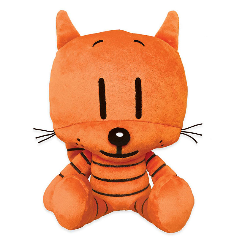 MerryMakers - DOG MAN'S LI'L PETEY Giant 16" Orange Plush Cat Image