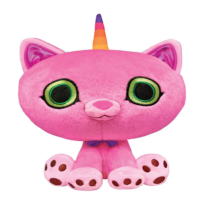 Merrymakers IttyBitty KittyCorn 9.5" Pink Plush Cat Unicorn