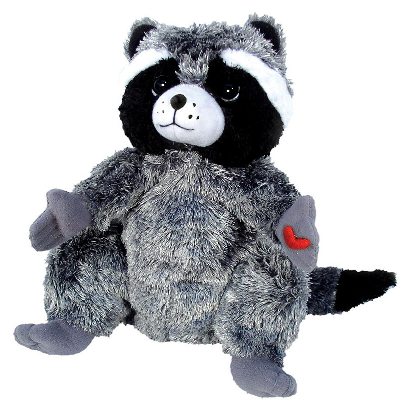 MerryMakers - KISSING HAND/CHESTER RACCOON 9" Grey Plush Image