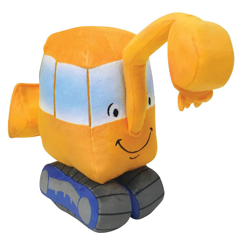 MerryMakers - LITTLE EXCAVATOR 7" Yellow Plush Image
