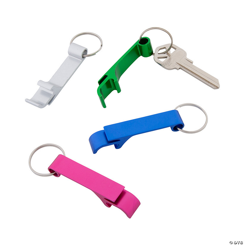 Metal Bottle Opener Keychains 24 Pc. Oriental Trading