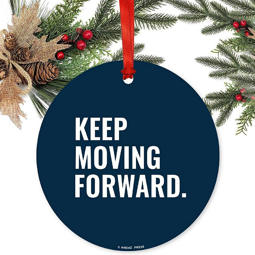 Metal Christmas Ornament Moving Forward Image
