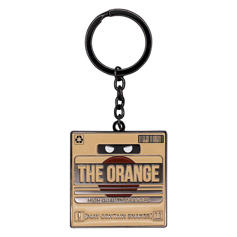 Metal Gear Solid 2 The Orange Cardboard Box Keyring Image