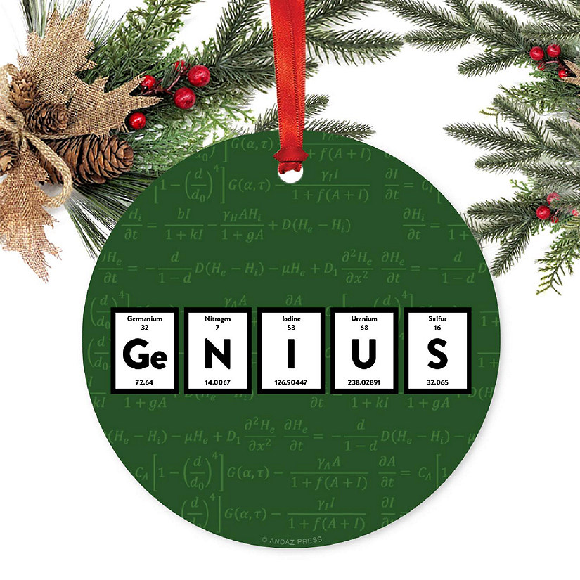 Metal Ornament Genius, Science Image