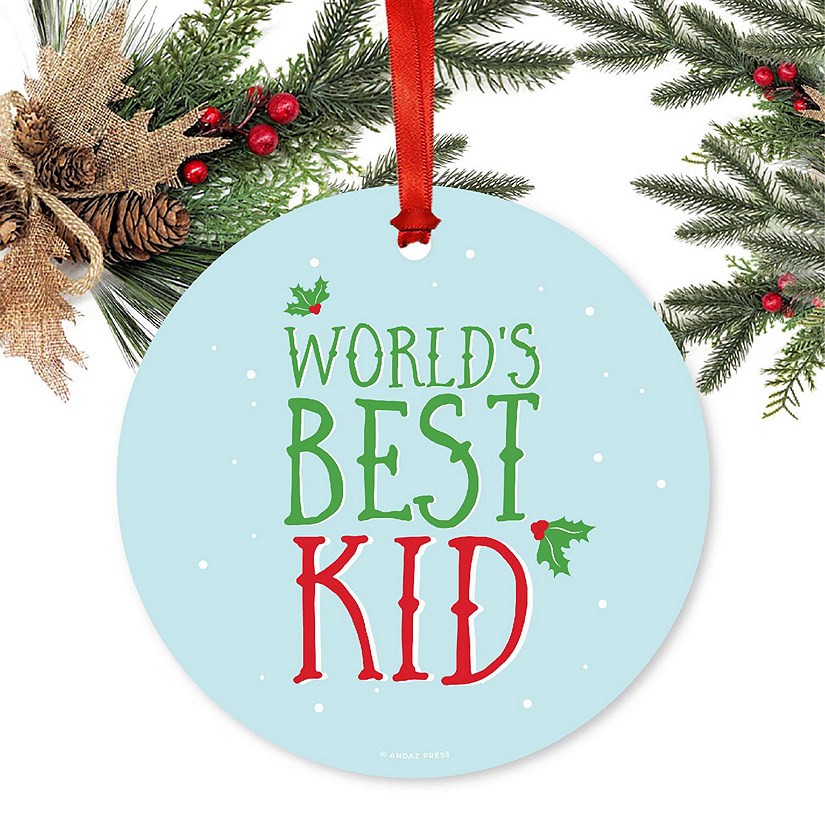 Metal Ornament Mistletoe Best Kid Image