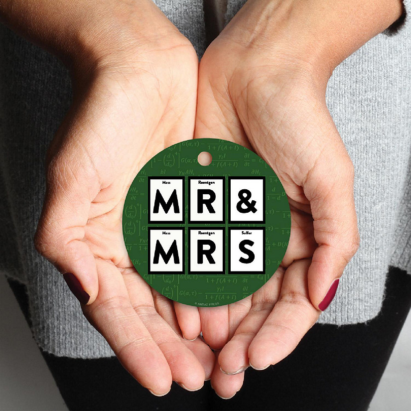 Metal Ornament Mr &amp; Mrs, Science Image