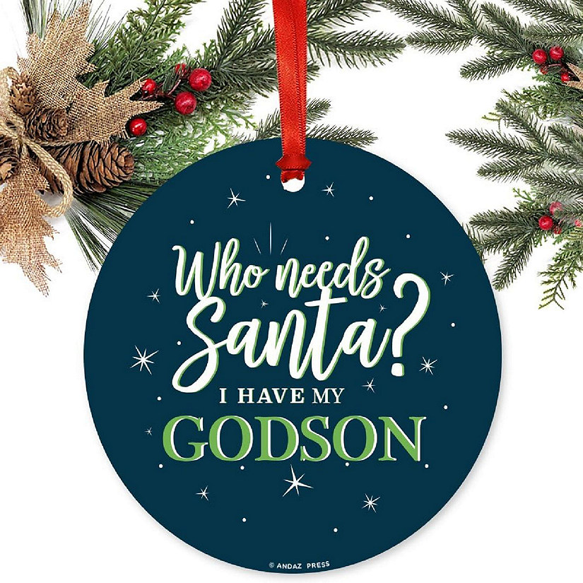Metal Ornament Needs Presents/My Godson Image