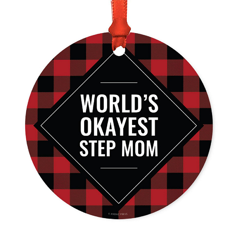 Metal Ornament Okayest Step Mom Image