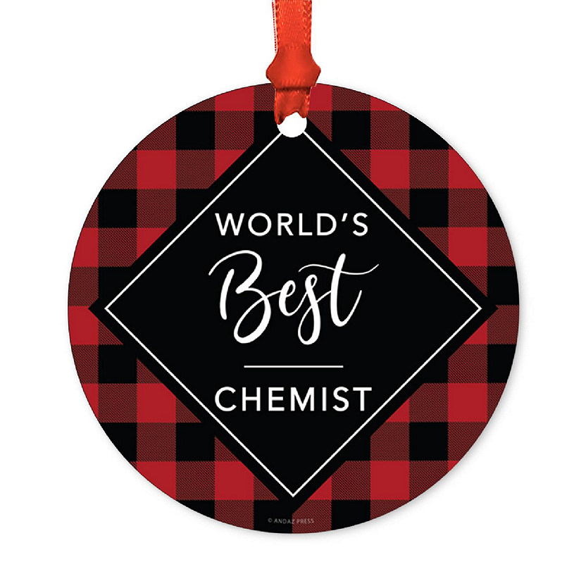 Metal Ornament World's Best Chemist Image